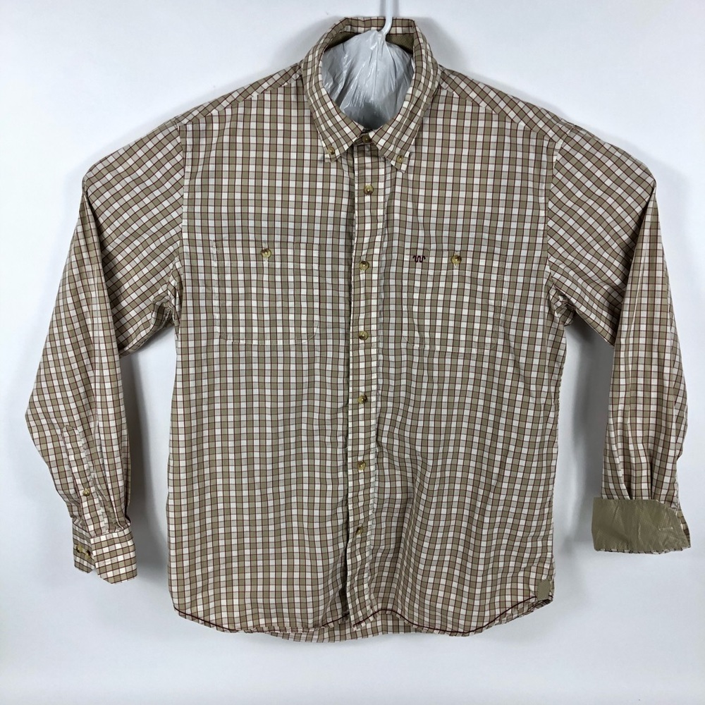 King Ranch men’s Large Plaid Long Sleeve